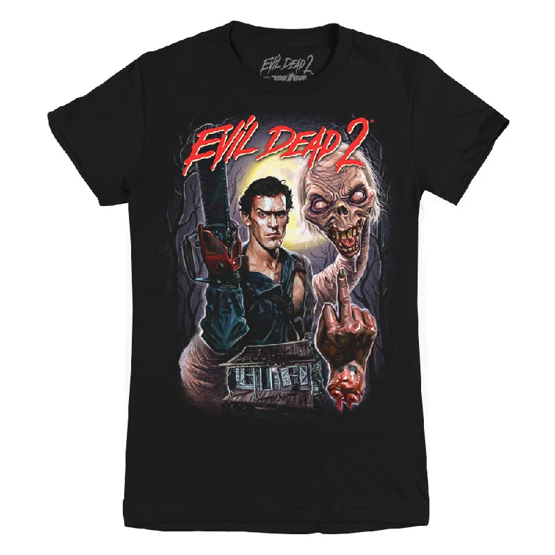 Evil Dead 2 Swallow This Ladies T-Shirt Confident Women's Power