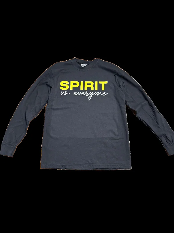 Spirit vs. Everyone Longsleeve Tough Women's Military - inspired