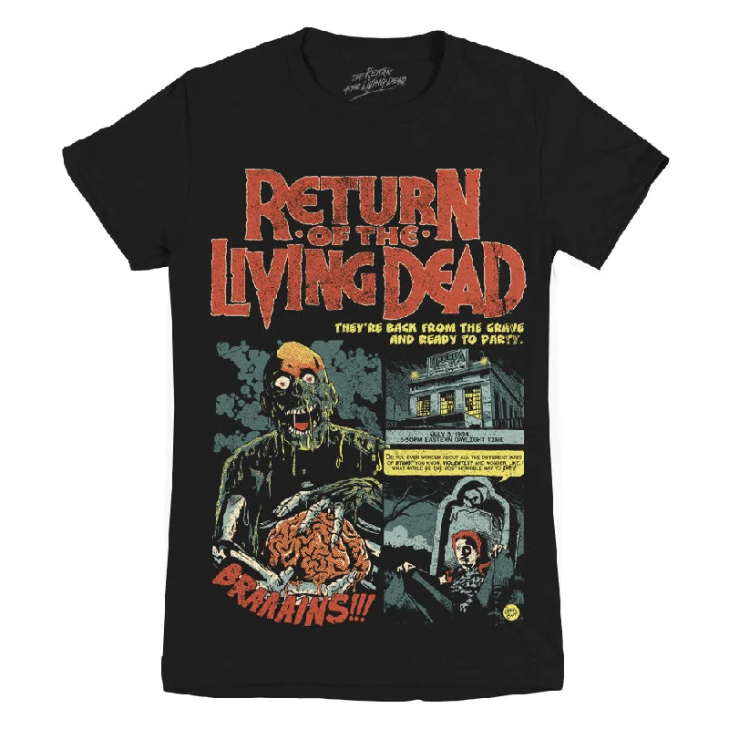 Return Of The Living Dead Chemical Spill Ladies T-Shirt Earthy Women's Hemp - based