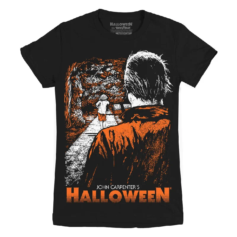 Halloween The Evil Is Gone Ladies T-Shirt Stylish Women's Tropical 