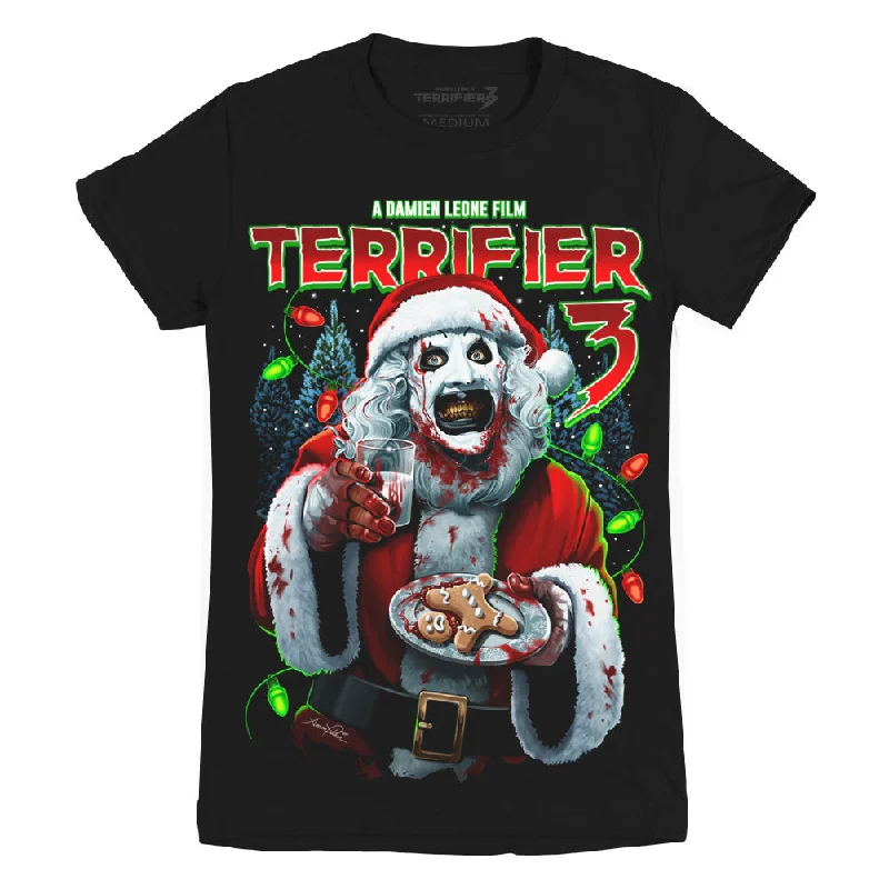Terrifier 3 Milk and Carnage Ladies T-Shirt Bohemian Women's Free