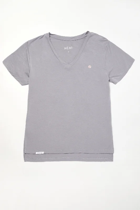 Relax Tee - Pearl Grey Relaxed Women's Beachy