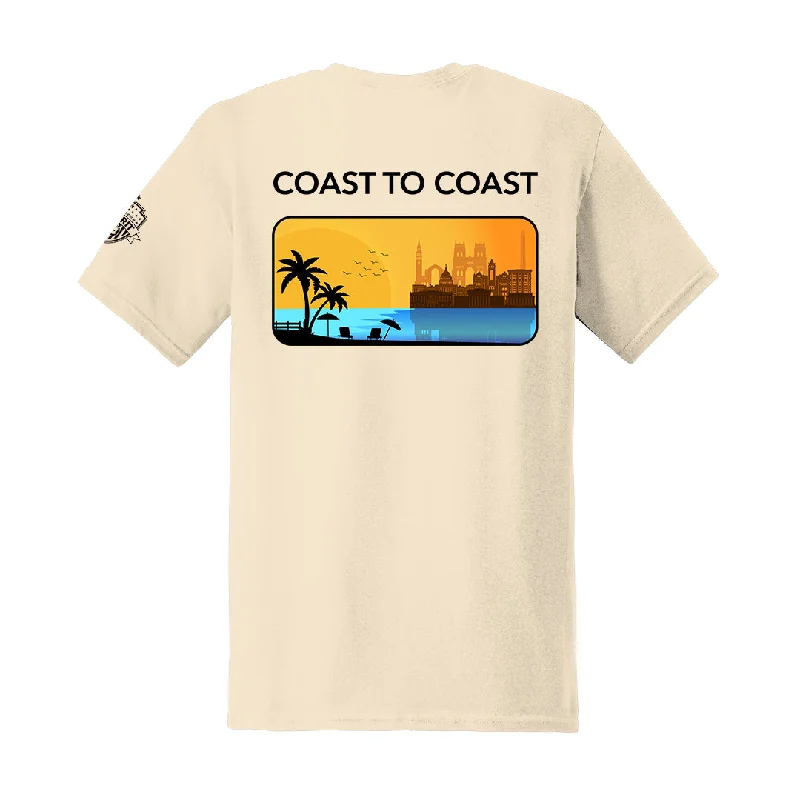 COAST TO COAST - Short Sleeve Adult Tee Disco