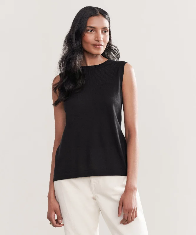 Merino Tank Edgy Women's Punk