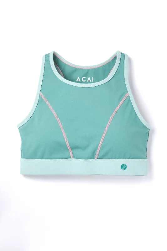Breathe Bra - Mineral Blue Luxurious Women's High -  end