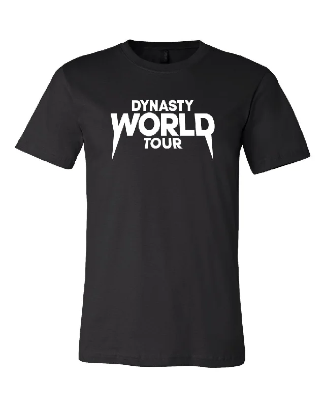 DYNASTY WORLD TOUR BLACK TEE Relaxed Women's Beachy