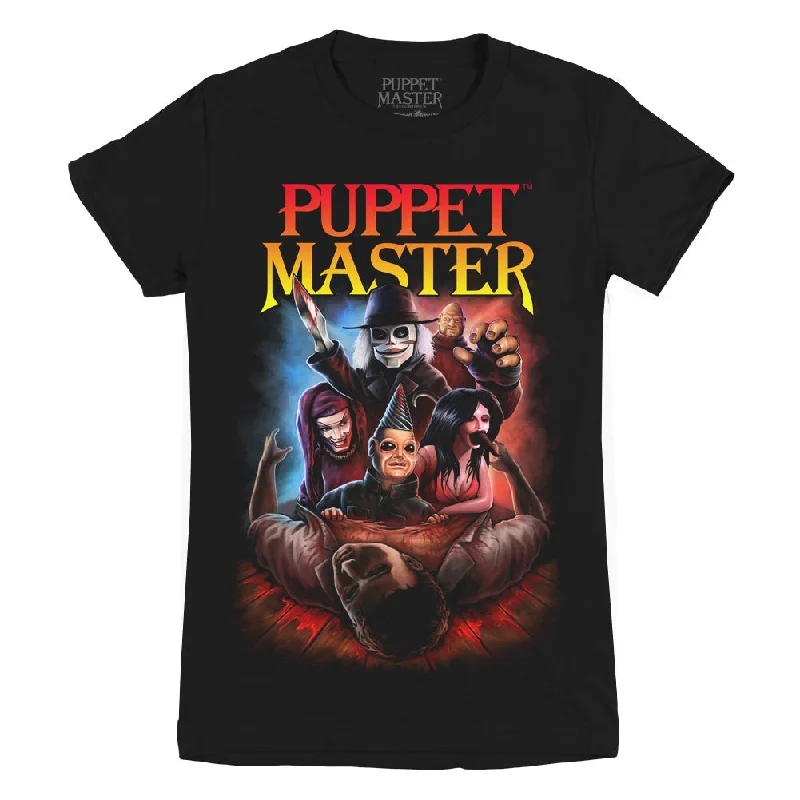 Puppet Master Bodega Bay Nightmare Ladies T-Shirt Classic Women's Tweed