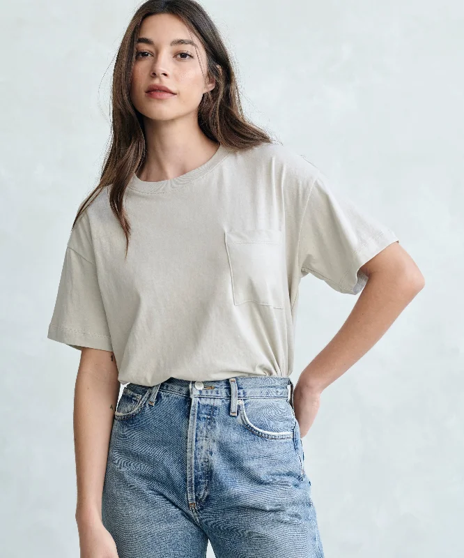 Vintage Pocket Tee Classic Women's Pin - striped