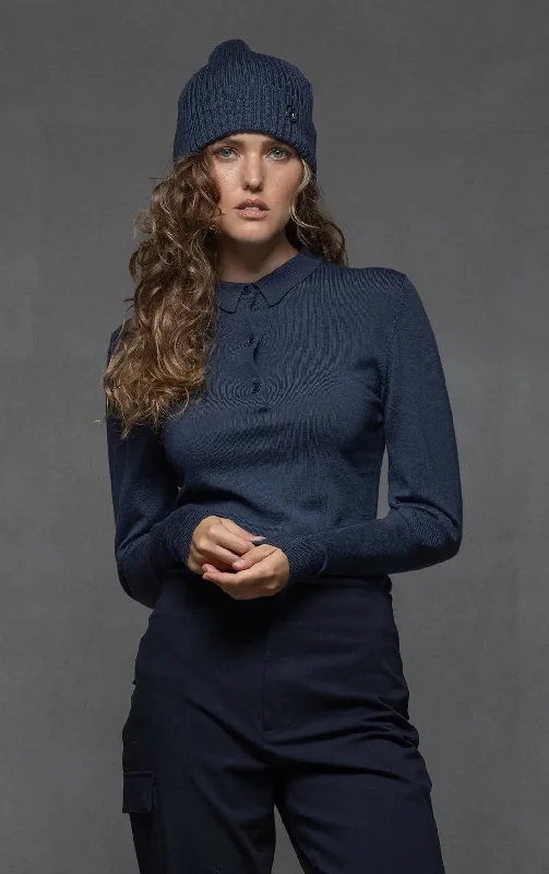 12GG LONG SLEEVE POLO Sophisticated Women's Tailored