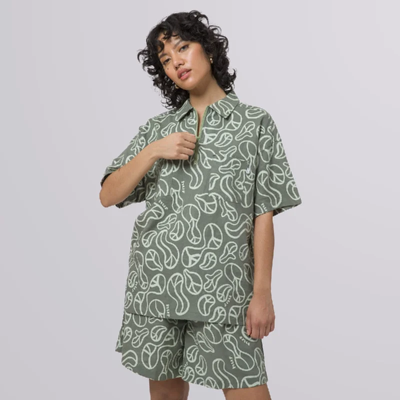 Huf Groovy Zip Work Shirt Compression