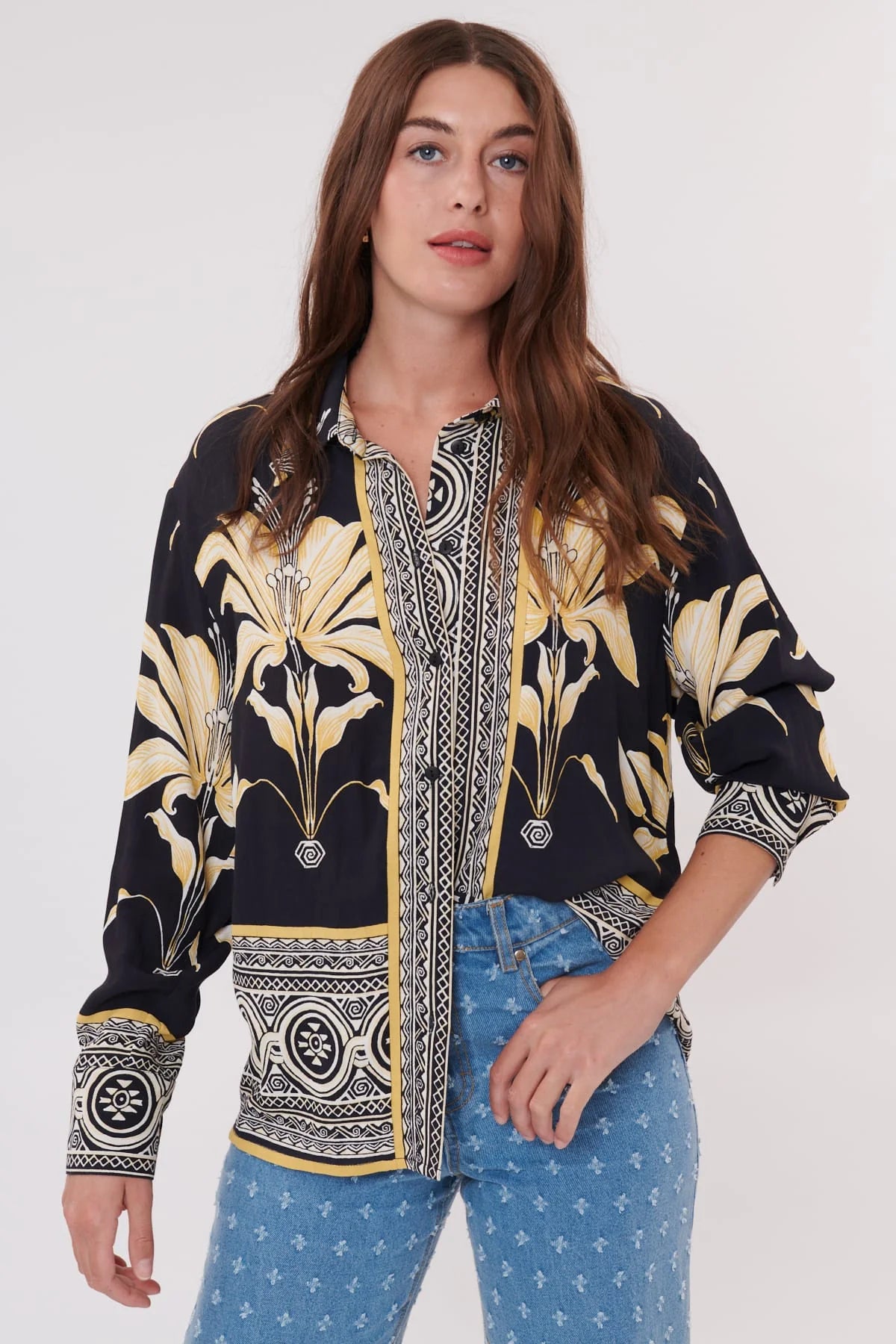 Realite Collage Top Earthy Women's Hemp - based