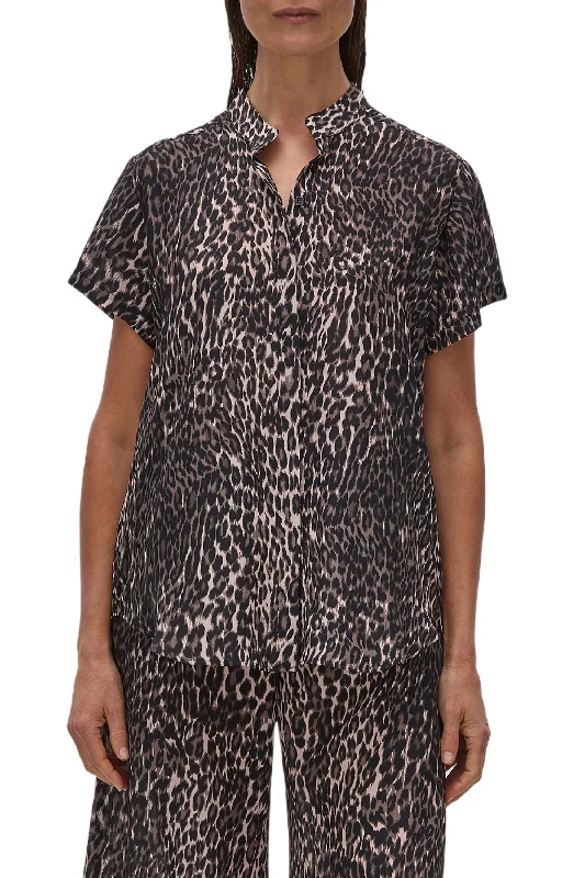STAND SHIRT - F8397061 Hip Women's Retro