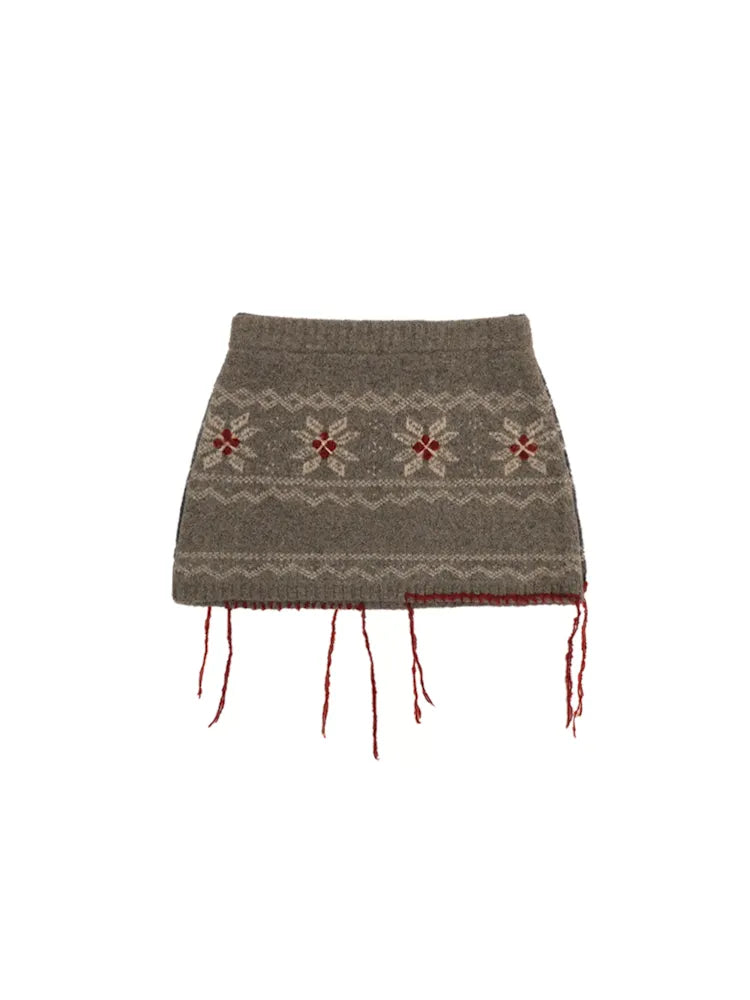 khaki skirt【presale_2nd】